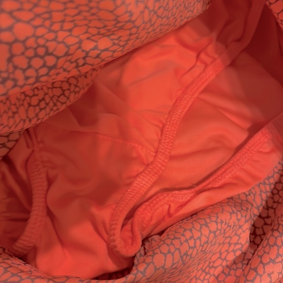 Nike Dri-Fit Running Shorts w/Pocket Brief Womens Size Large Coral/ Black - Picture 8 of 13